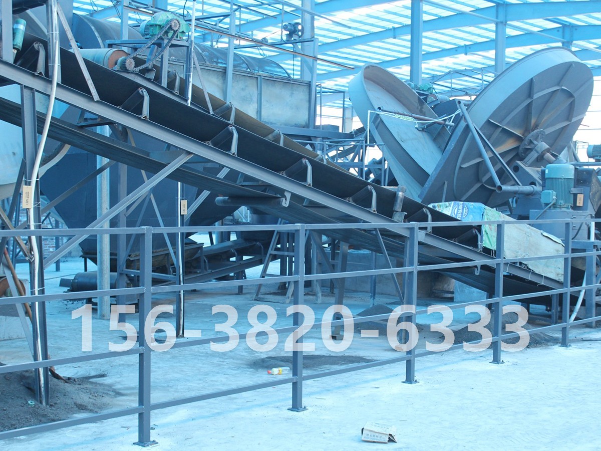 圆盘造粒机现场